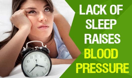 Lack of Sleep May Raise Blood Pressure